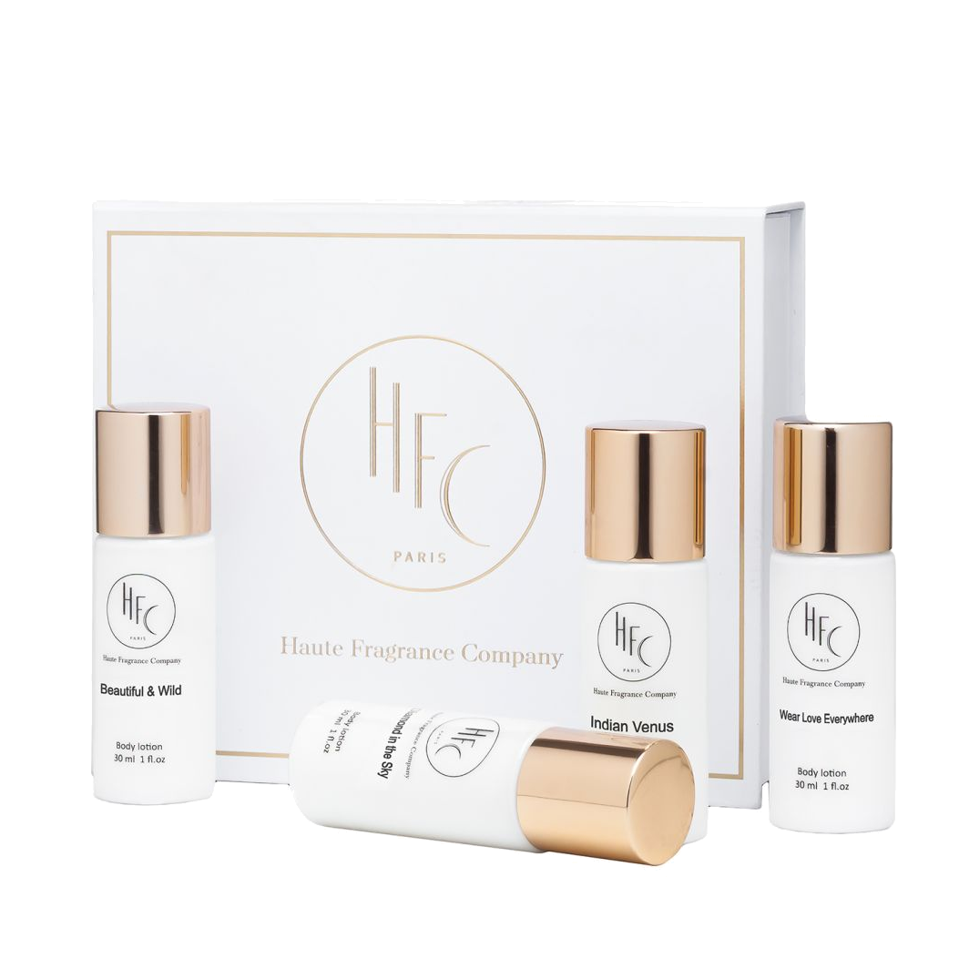 Haute Fragrance Company Travel Set Body Lotion