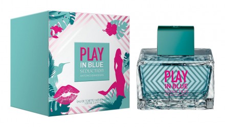 Banderas Play In Blue Seduction For Women