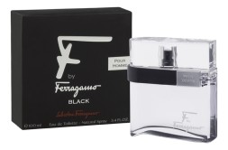 Salvatore Ferragamo F By Ferragamo Black Pour Homme