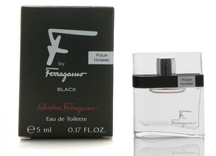 Salvatore Ferragamo F By Ferragamo Black Pour Homme