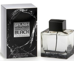 Banderas Seduction in Black Splash Men