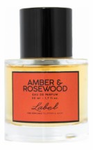 Label Amber &amp; Rosewood