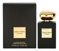 Giorgio Armani Prive Cuir Noir