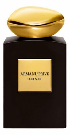 Giorgio Armani Prive Cuir Noir